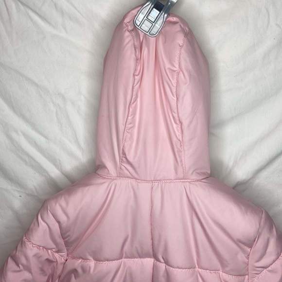 childrens Place Pink snow suit with ears bows and mitts 6-9 month - Picture 10 of 10